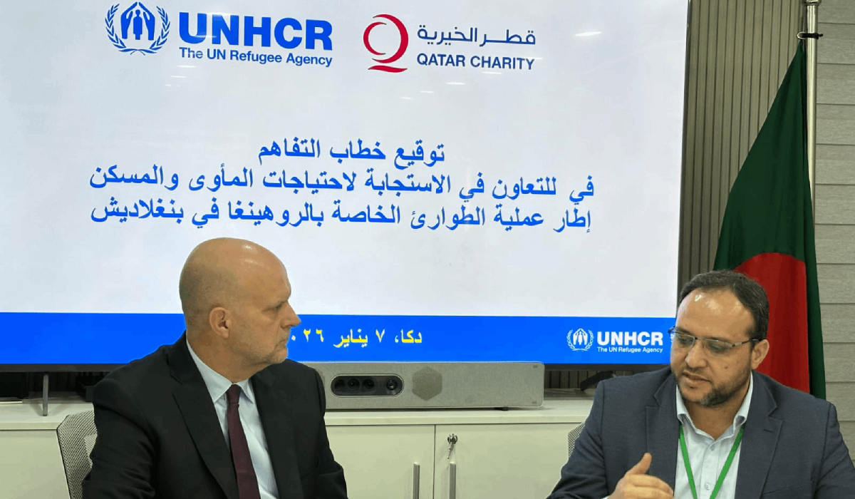 QC, UNHCR Forge Cooperation Pact to Support Rohingya Refugees in Bangladesh